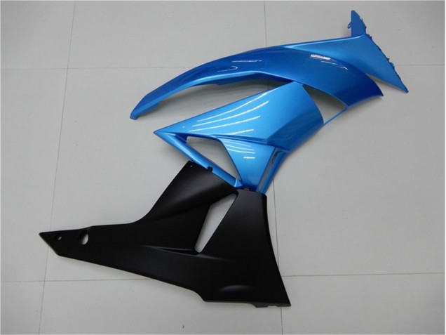Blu Nero ABS Plastica & Carena Kawasaki ZX6R 2009-2012
