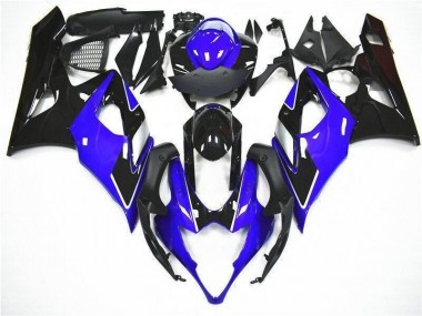 Blu Nero Kit Carenatura Completo ABS Suzuki GSXR 1000 K5 2005-2006