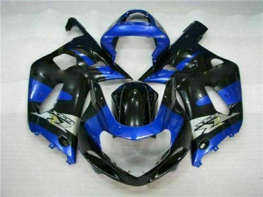 Blu Nero Kit Carenatura Suzuki GSXR 600 / 750 K1 K2 K3 2001-2003