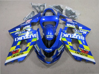 Blu Telefunica Movistar Carene Suzuki GSXR 600 K1 K2 K3 2001-2003