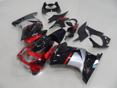 Caramella Rosso Nero Argento Carene Kawasaki ZX 250R 2008-2012