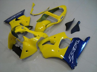 Giallo Blu Carene Kawasaki ZX6R 2000-2002