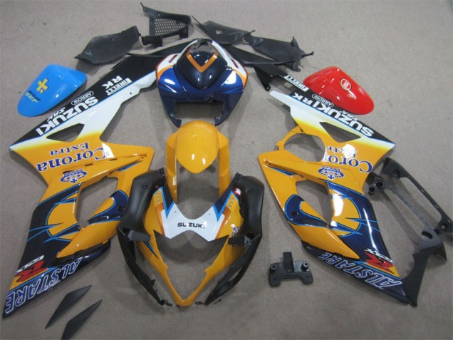 Giallo Blu Corona Extra Carene Suzuki GSXR 1000 K5 2005-2006