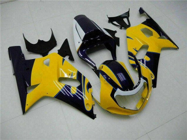 Giallo Kit Carene Suzuki GSXR 600 / 750 K1 K2 K3 2001-2003