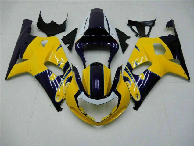 Giallo Kit Carene Suzuki GSXR 600 / 750 K1 K2 K3 2001-2003