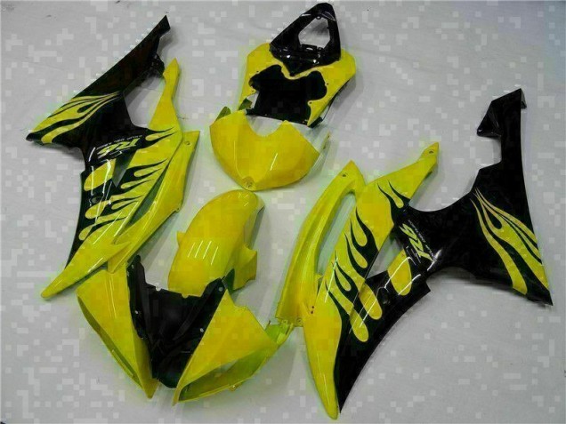 Giallo Nero ABS Kits Carena Yamaha R6 2008-2016