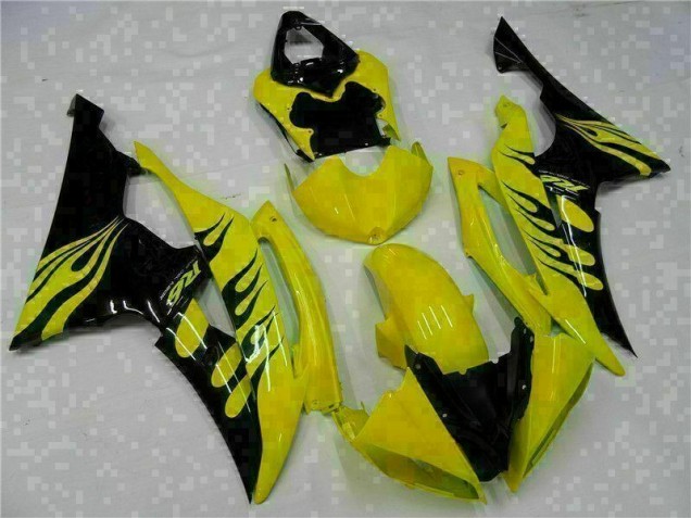 Giallo Nero ABS Kits Carena Yamaha R6 2008-2016