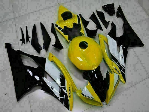 Giallo Nero ABS Kits Carene Yamaha R6 2008-2016