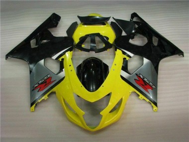 Giallo Nero ABS Plastica & Carena Suzuki GSXR 600 / 750 K4 2004-2005