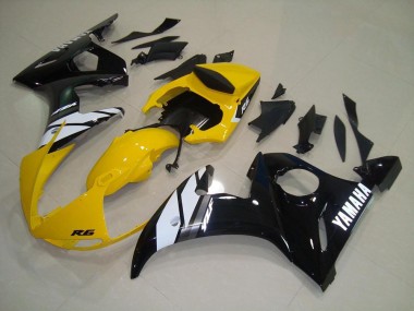 Giallo Nero Carene Yamaha R6 2003-2005