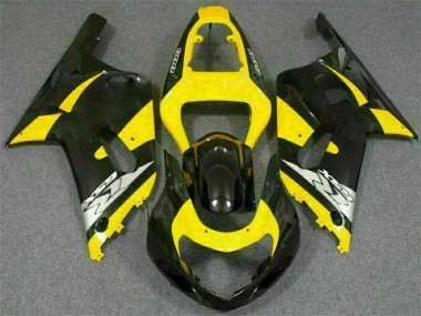 Giallo Nero Carrozzeria & Plastica Suzuki GSXR 600 / 750 K1 K2 K3 2001-2003