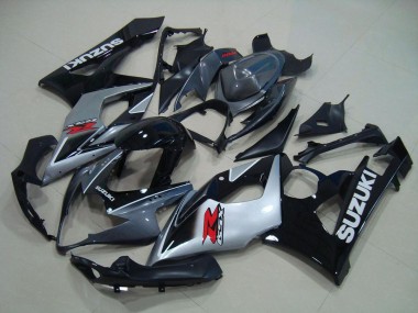 Grigio Nero Argento Carene Suzuki GSXR 1000 K5 2005-2006