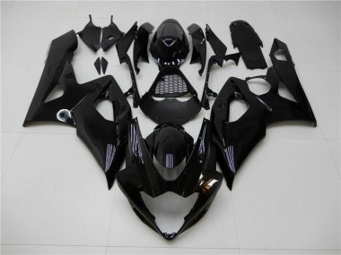 Lucido Nero Kit Carenatura Completa Suzuki GSXR 1000 K5 2005-2006