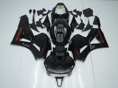 Lucido Nero con Rosso Adesivo Carene Honda CBR 600 RR 2013-2021