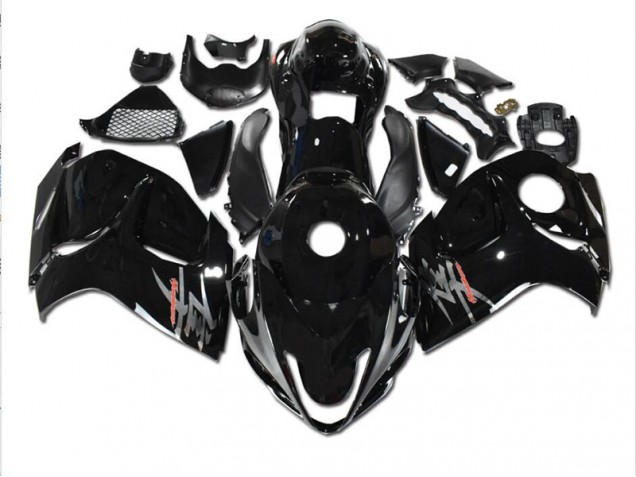 Nero ABS Plastica & Carene Suzuki GSXR 1300 Hayabusa 2008-2019