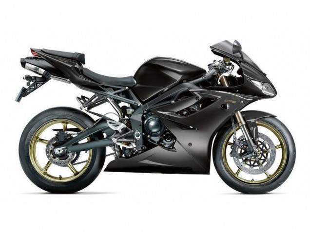 Nero ABS Plastica & Carene Triumph Daytona 675 Triple 2009-2012