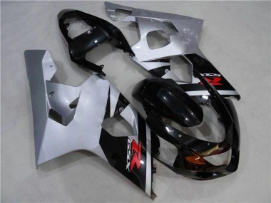 Nero Argento Carene Suzuki GSXR 600 / 750 K4 2004-2005