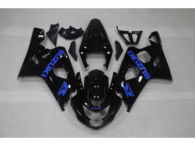 Nero Blu Decal Carene Suzuki GSXR 750 K4 2004-2005