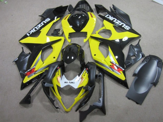 Nero Giallo Carene Suzuki GSXR 1000 K5 2005-2006