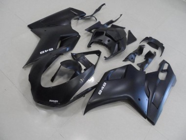 Nero Opaco con Bianco 848 Carene Ducati 848 1098 1198 2007-2014