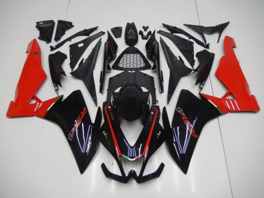 Nero Rosso ABS Kit Carenatura Aprilia RSV4 2009-2015