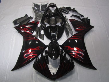 Nero Rosso Fiamma Carene Yamaha R1 2009-2011