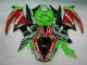 Nero Rosso Verdecard Carene Kawasaki ZX6R 2009-2012