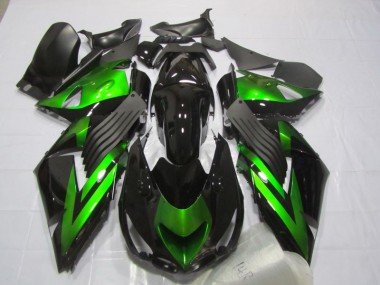 Nero Verde Carene Kawasaki ZX14R ZZR 1400 2006-2011