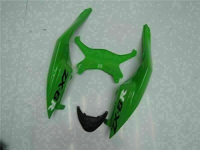 Nero Verde Kit Carenatura Iniezione Kawasaki ZX6R 2009-2012