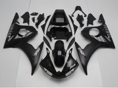 Nero con Argento Decalcomanie Carene Yamaha R6 2003-2005