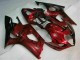 Rosso ABS Kits Carena Suzuki GSXR 1000 K3 2003-2004