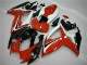 Rosso Bianco ABS Plastica & Carena Suzuki GSXR 600 / 750 K6 2006-2007