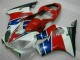Rosso Bianco Blu Carene Honda CBR 600 F4i 2001-2003