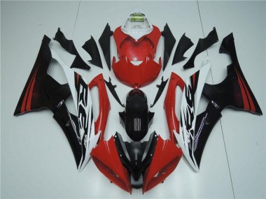 Rosso Bianco Kit Completo Carenatura ABS Yamaha R6 2008-2016