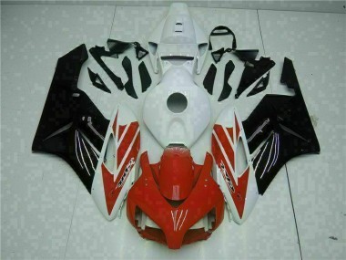 Rosso Bianco Kits Carenatura Iniezione Honda CBR 1000 RR 2004-2005