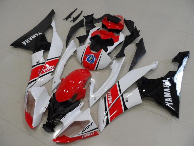 Rosso Bianco Nero Kits Carenatura Yamaha R6 2008-2016