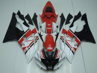 Rosso Bianco Nero Plastica Yamaha R6 2008-2016