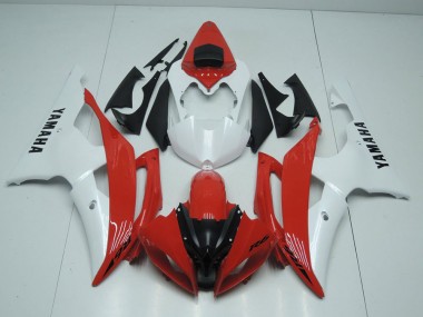 Rosso & Bianco Perla Carene Yamaha R6 2008-2016