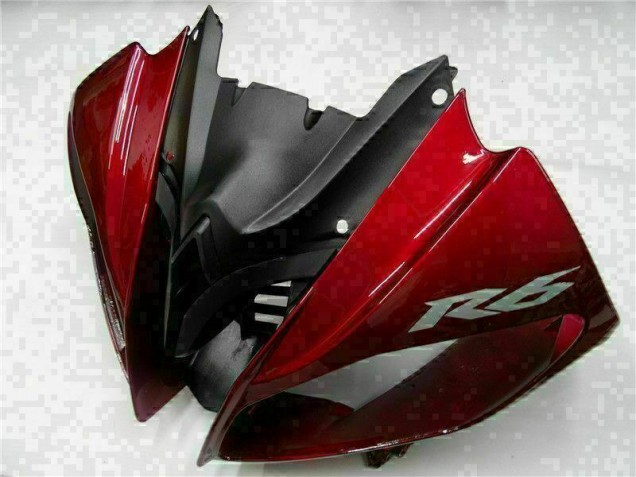 Rosso Nero ABS Plastica & Carena Yamaha R6 2008-2016