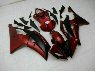 Rosso Nero ABS Plastica & Carene Yamaha R6 2008-2016