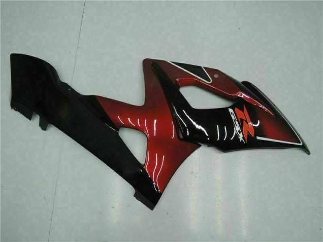 Rosso Nero Kit Carenatura Completa Suzuki GSXR 1000 K5 2005-2006