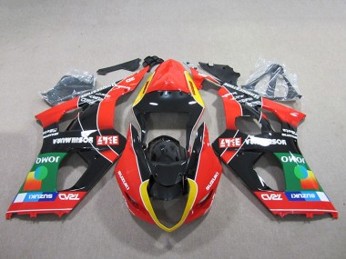 Rosso Verde Nero Carene Suzuki GSXR 1000 K3 2003-2004