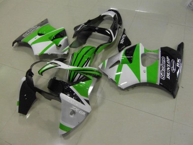 Verde Bianco Banda Carene Kawasaki ZX6R 2000-2002