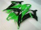 Verde Nero ABS Kits Carene Kawasaki ZX10R 2011-2015