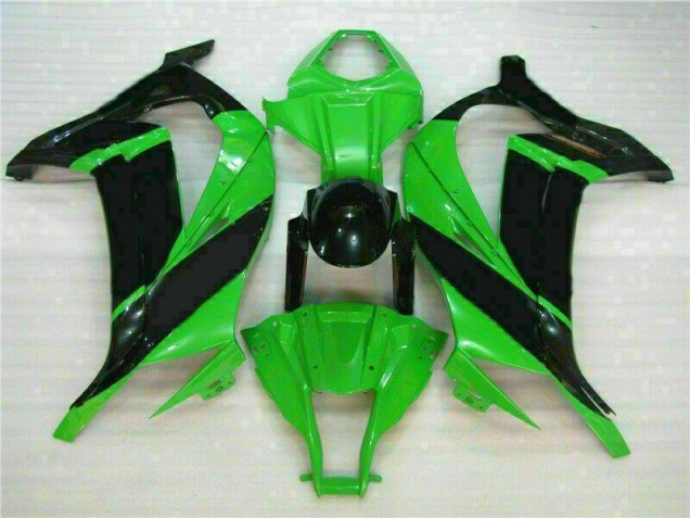 Verde Nero ABS Kits Carene Kawasaki ZX10R 2011-2015