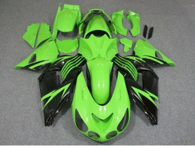 Verde Nero Carene Kawasaki ZX14R ZZR 1400 2006-2011