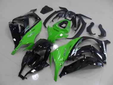 Verde & Nero Kit Carenatura Completo ABS Kawasaki ZX10R 2011-2015