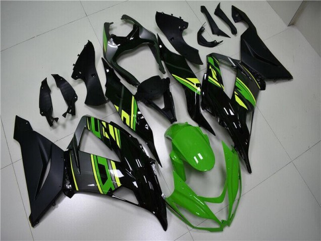 Verde Nero Kits Carene Kawasaki ZX6R 2013-2018