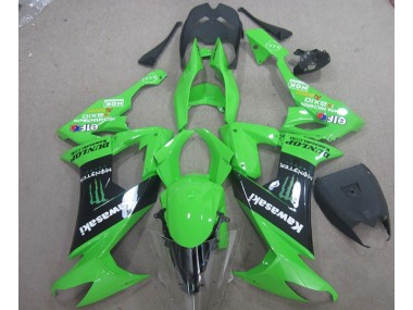 Verde Nero Monster Carene Kawasaki ZX10R 2008-2010